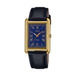 Casio Collection Lady Tank. Gold. Leather - Blue (LTP-B165GL-2BVEF) Women's Watch_main