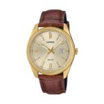 Casio Collection Date Gold. Leather - Champagne (MTP-1302PGL-9AVEF) Men's Watch_main