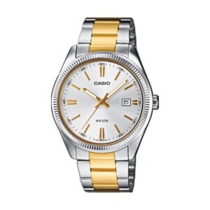 Casio Collection Date. Steel&gold - Champagne (MTP-1302PSG-7AVEF)  Watch_main