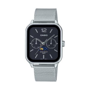 Casio Collection Moonphases - Black Mesh (MTP-M305M-1AVER) Men's Watch_main