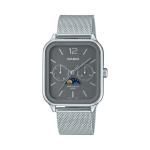 Casio Collection Moonphases - Grey Mesh (MTP-M305M-8AVER) Men's Watch_main
