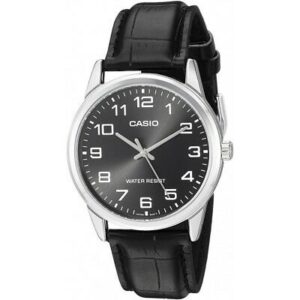 CASIO COLLECTION ONLY TIME, LEATHER - BLACK (MTP-V001L-1BUDF)