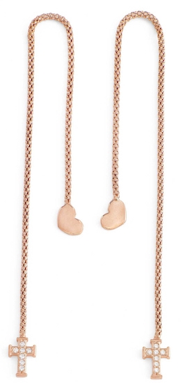 Amen Cuore Croce Cristalli Rose Gold (OABR2)  JEWELRY_main