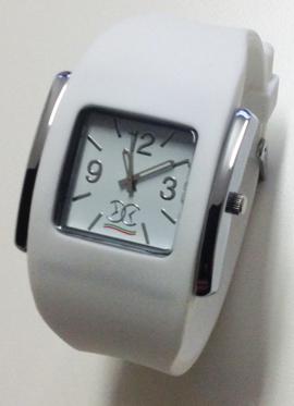 Overclocks Gent Rider Large White ***special Price*** (OCRIDYL01) Men's Watch_main