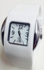Overclocks Gent Round Large White ***special Price*** (OCROUYL01) Men's Watch_main