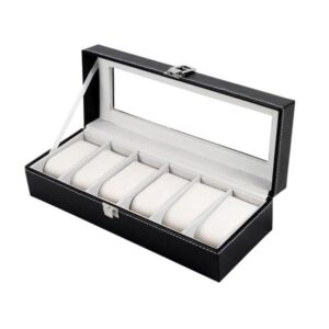 Cofanetto Porta Orologi / Watch Case (32x11x13 Cm) Black (PD32)  Watch_main