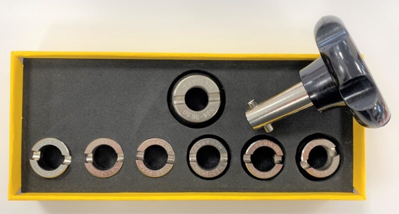 Apricasse Per Fondi Rx. 7 Tasselli + Pomolo - Watch Cases Opener. 7 Dowels + Knob (RR2021B)  Watch_main