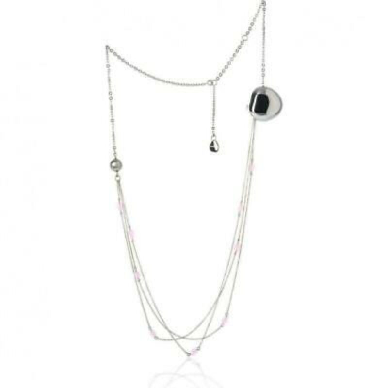 Breil Jewels Bloom Collection Cuore - Agata / Pink Agathe 35cm ***special Price*** (TJ0835) Women's JEWELRY_main