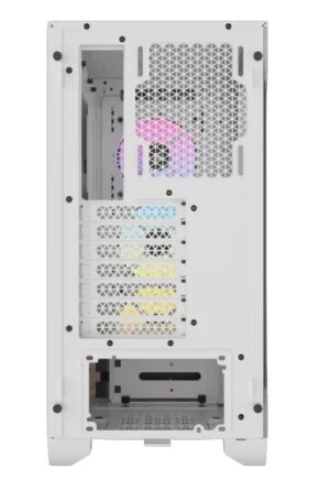 3000D RGB AIRFLOW White Mid-Tower PC Case; 2x 3.5'' |  2x 2.5'' Drive Bays; Up to 360mm Radiator compatible; 3x 120mm fan incl (CC-9011256-WW)