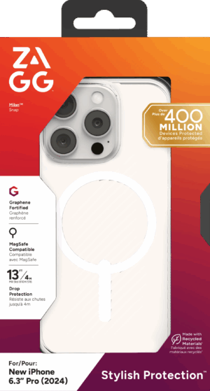 ZAGG Cases Luxe Snap Apple iP16 Pro  Clear (702315012)