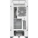 5000D RGB Airflow White Tempered Glass Mid Tower; 2x 3.5'' |  4x 2.5'' Drive Bays; Up to 360mm Radiator; 3x 120mm fan incl (CC-9011243-WW)