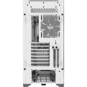 5000D RGB Airflow White Tempered Glass Mid Tower; 2x 3.5'' |  4x 2.5'' Drive Bays; Up to 360mm Radiator; 3x 120mm fan incl (CC-9011243-WW)