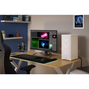 2000D AIRFLOW White Mini-ITX PC Case; 3x 2.5'' Drive Bays; Up to 360mm Radiator compatible (CC-9011245-WW)