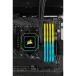 Corsair VENGEANCE RGB RS 64GB (2 x 32GB) DDR4 DRAM 3600MHz C16 Memory Kit; 18-22-22-42; 1.2V; Black (CMG64GX4M2D3600C18)