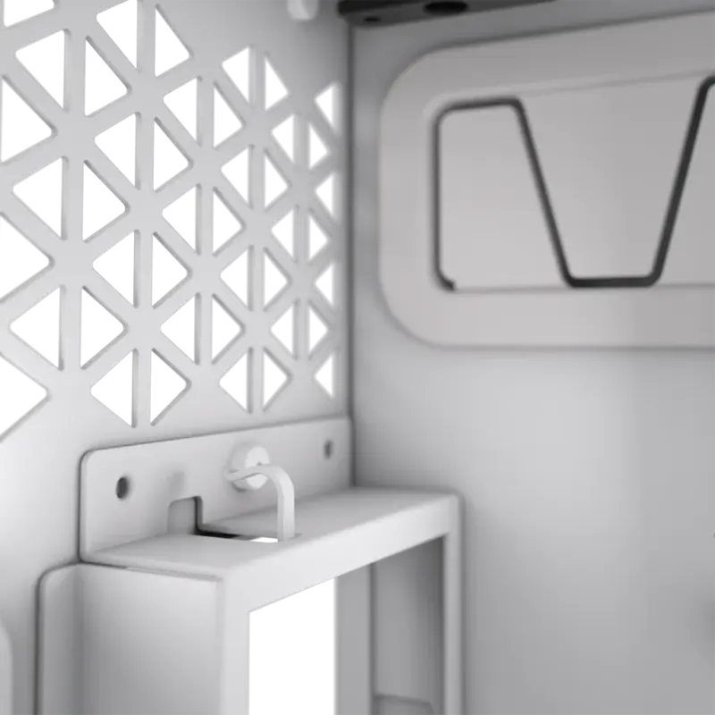 6500X Mid-Tower White Dual Chamber PC Case; 2x 3.5'' |  2x 2.5'' Drive Bays; Up to 360mm Radiator compatible; Supports BTF (CC-9011258-WW) - Image 6