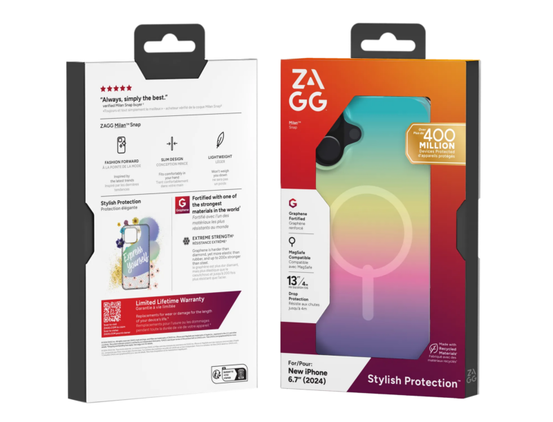 ZAGG Cases Milan Snap Apple iP16 Plus  Iridescent (702315111)