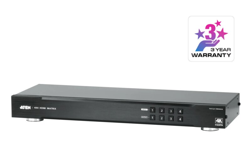 ATEN 4x4 4K HDMI Matrix Switch (VM0404HA) - Image 5