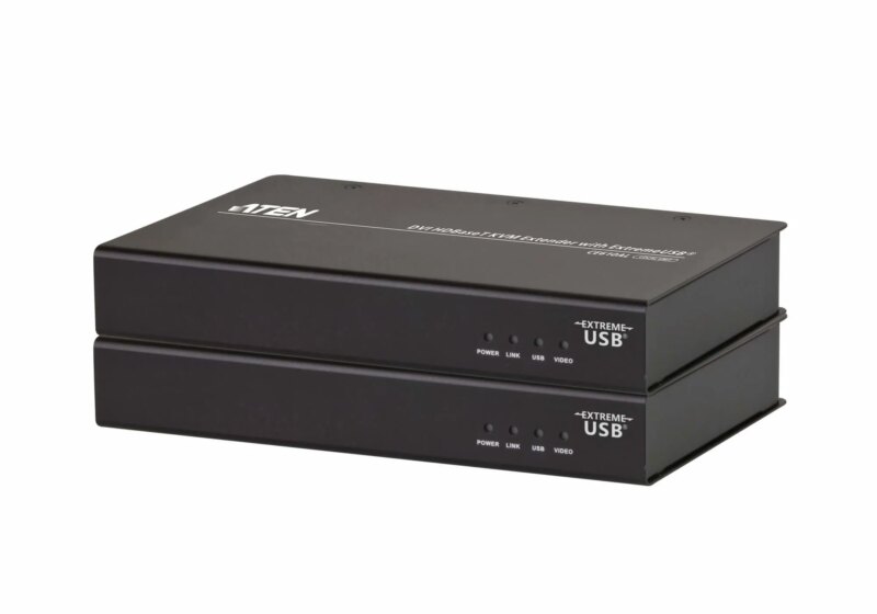 ATEN USB 2.0 DVI HDBaseT KVM Extender EX.USB/W/(US/EU/OUT) ADP.(100m). (CE610A) - Image 2