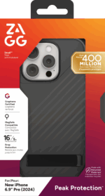 ZAGG Cases Denali Snap KS Apple  iP16 Pro Max  Black (702315253)