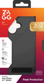 ZAGG Cases Denali Snap KS Apple iP16 Plus  Black (702315251)