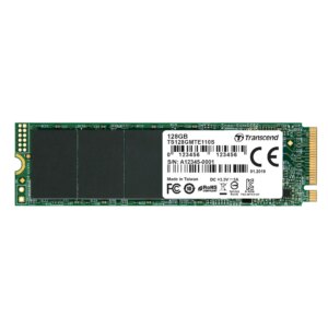 TRANSCEND 128GB  MTE110S PCI-E GEN 3x4 M.2 2280 SSD 3D TLC - 1500 MB/s Read 550 MB/s Write - 50 TBW (TS128GMTE110S)