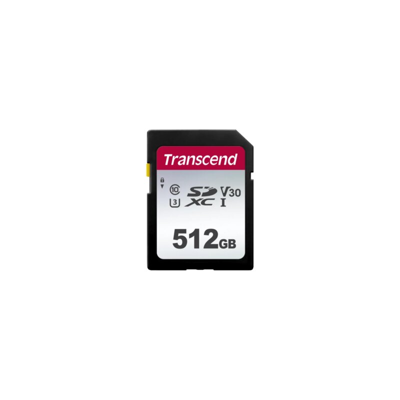 TRANSCEND 300S 512GB UHS-1 CLASS 10 U1 U3 V30 SDXC CARD 3D NAND (TS512GSDC300S) - Image 3