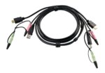 ATEN 1.8M USB HDMI KVM Cable with Audio (2L-7D02UH)