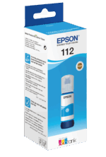 Epson 112 EcoTank Pigment Cyan ink bottle (70 ml) (C13T06C24A)