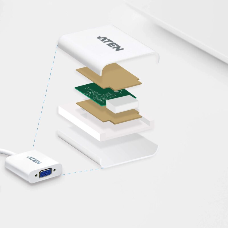 ATEN DisplayPort to VGA Adapter (VC925) - Image 3