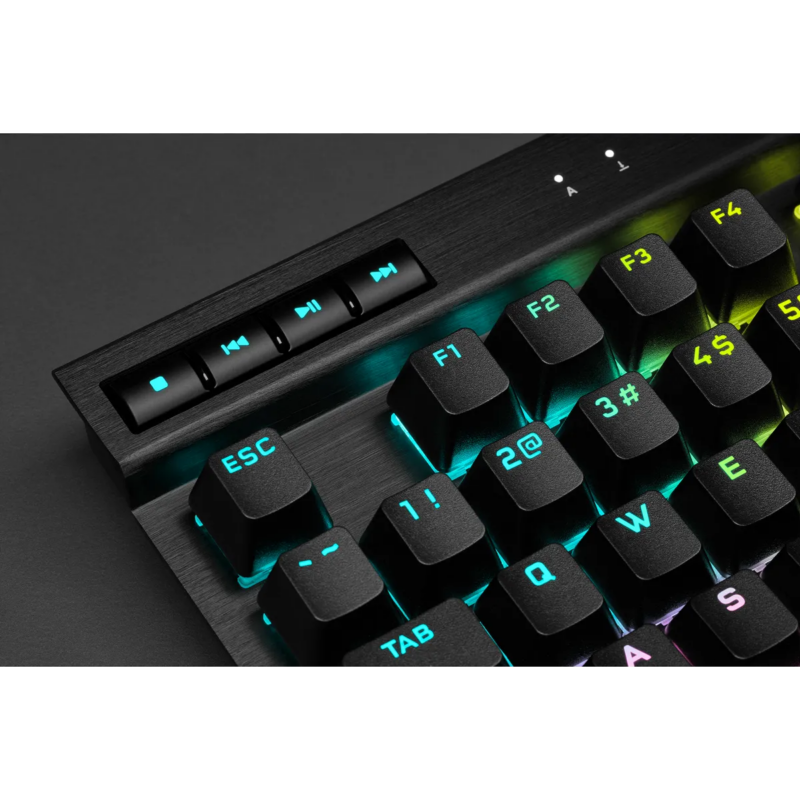 Corsair K70 RGB TKL Mechanical Gaming Keyboard; Backlit RGB LED; Cherry MX Speed Keyswitches; Black (CH-9119014-NA) - Image 3