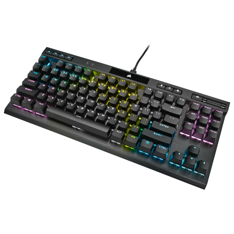 Corsair K70 RGB TKL Mechanical Gaming Keyboard; Backlit RGB LED; Cherry MX Speed Keyswitches; Black (CH-9119014-NA) - Image 5