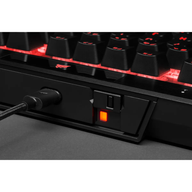 Corsair K70 RGB TKL Mechanical Gaming Keyboard; Backlit RGB LED; Cherry MX Speed Keyswitches; Black (CH-9119014-NA) - Image 10