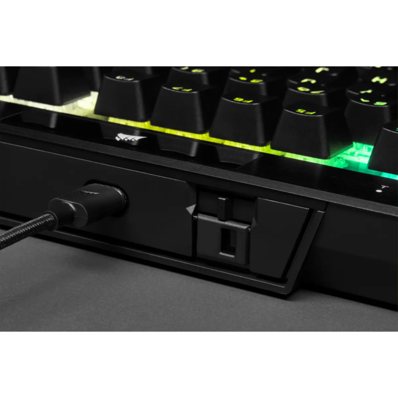Corsair K70 RGB TKL Mechanical Gaming Keyboard; Backlit RGB LED; Cherry MX Speed Keyswitches; Black (CH-9119014-NA) - Image 12