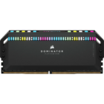 Corsair DOMINATOR RGB DDR5 64GB (2 x 32GB) DDR5 6400 CL32-40-40-84 1.40V Intel XMP - BLACK (CMT64GX5M2B6400C32)