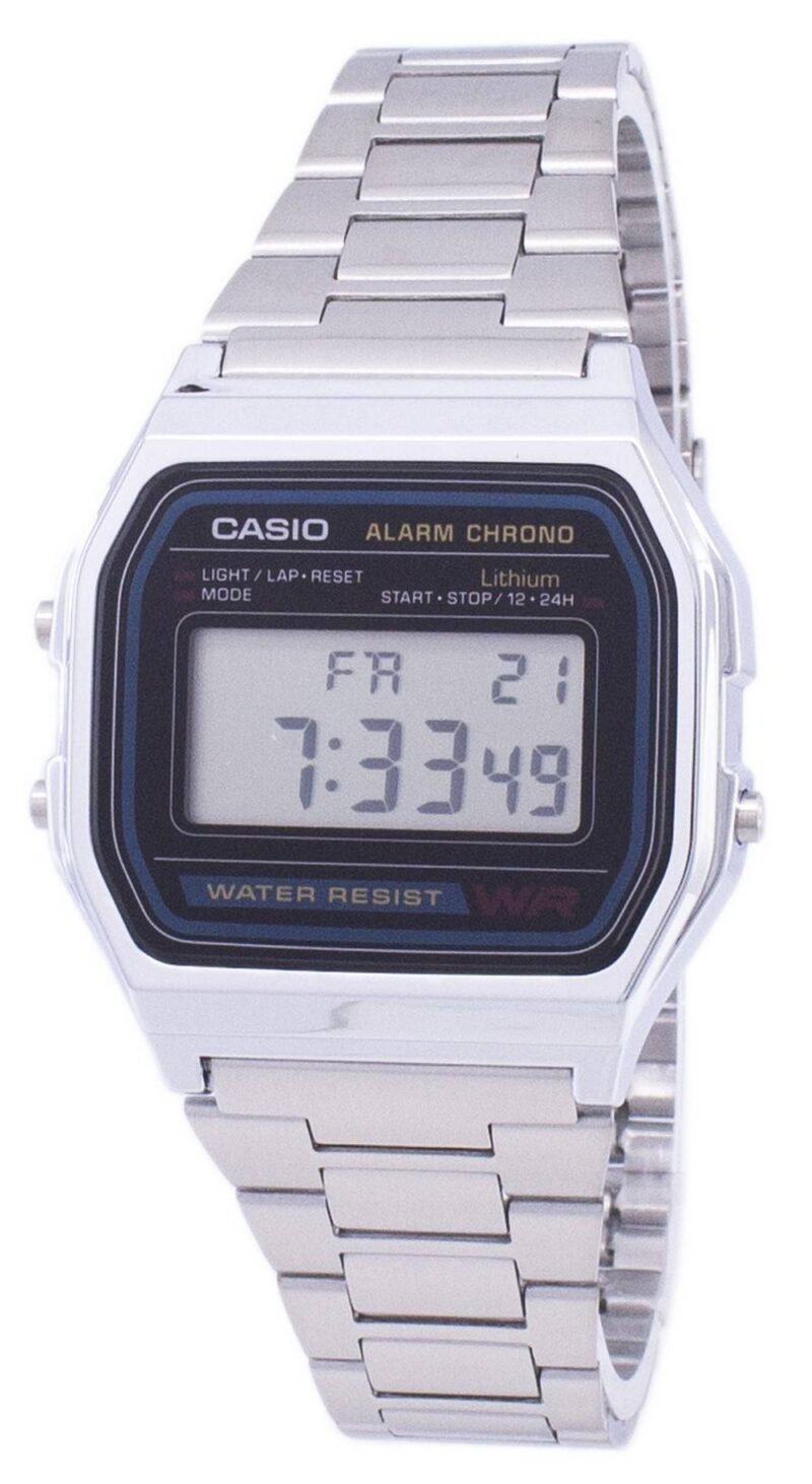 Casio Vintage Iconic - Black (A158WA-1DF) Unisex Watch_main