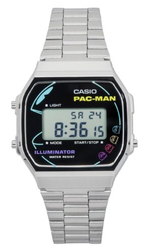 Casio Vintage Digital PAC-MAN Collaboration Quartz A168WEPC-7A Unisex Watch