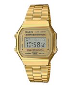 Casio Digital Alarm Chrono Stainless Steel A168WG-9WDF A168WG-9W Unisex Watch