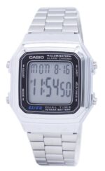 Casio Vintage Illuminator 10 Year Battery Dual Time (A178WA-1ADF) Unisex Watch_main