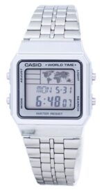 Casio Vintage World Time - Silver (A500WA-7DF) Unisex Watch_main