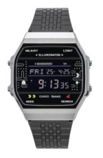 Casio Vintage Digital PAC-MAN Collaboration Smartphone Link Quartz ABL-100WEPC-1B Unisex Watch