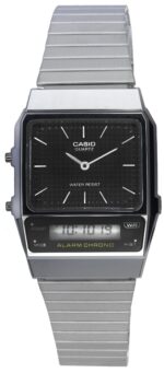 Casio Vintage Analog Digital Black Dial Quartz AQ-800E-1A AQ800E-1 Unisex Watch