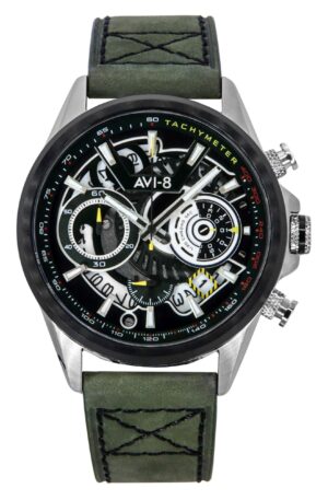 AVI-8 Hawker Harrier Matador Chronograph Viper Green Dial Quartz AV-4125-04 Men's Watch