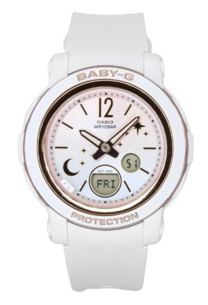 Casio Baby-G Moon And Star Series Analog Digital White Dial Quartz BGA-290DS-7A 100M Women's Watch