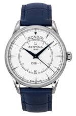 Certina DS-1 Day-Date Leather Strap White Dial Automatic C029.430.16.011.00 100M Men's Watch