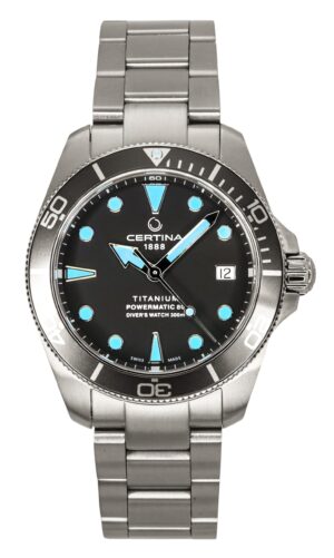 Certina DS Action Diver Titanium Grey Dial Automatic Diver's C032.807.44.081.00 300M Unisex Watch