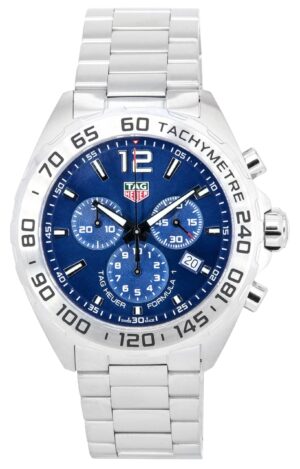 Tag Heuer Formula 1 Chronograph Sunray Blue Dial Quartz CAZ101K.BA0842 200M Men's Watch