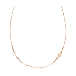 Amen Jewels Women's Cross Necklace Rosary (CRO10RBI3)