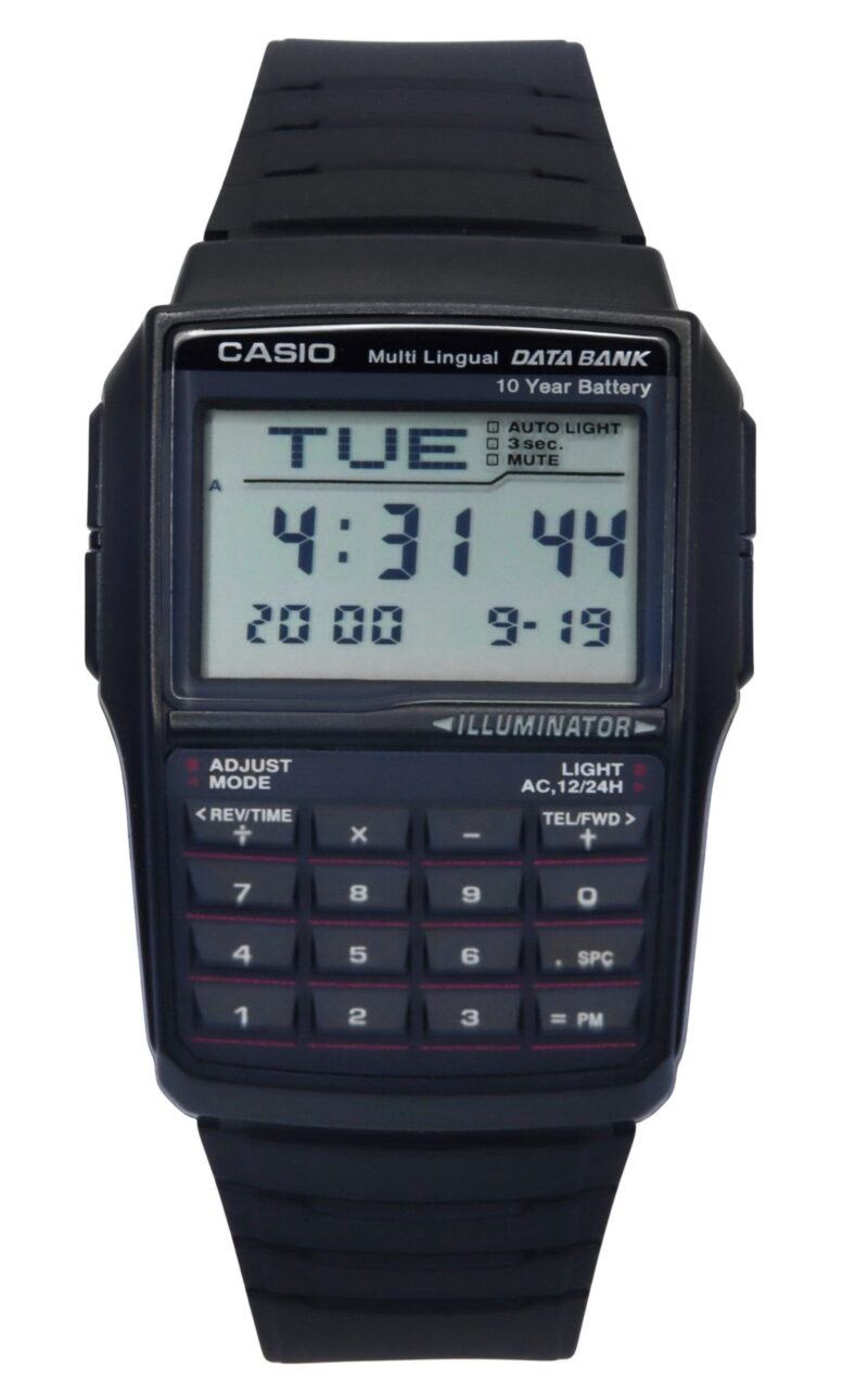 Casio Vintage Databank Calculator - Black (DBC-32-1ADF) Men's Watch_main