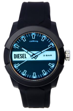 Diesel Double Up Silicone Strap MultiColour Dial Quartz DZ1982 Men's Watch