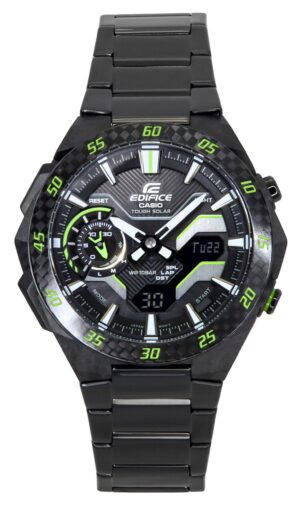 Casio Edifice Windflow Analog Digital Smartphone Link Black Dial Tough Solar ECB-2200RC-1A3 100M Men's Watch